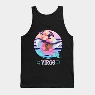 Retro Virgo Zodiac Tank Top